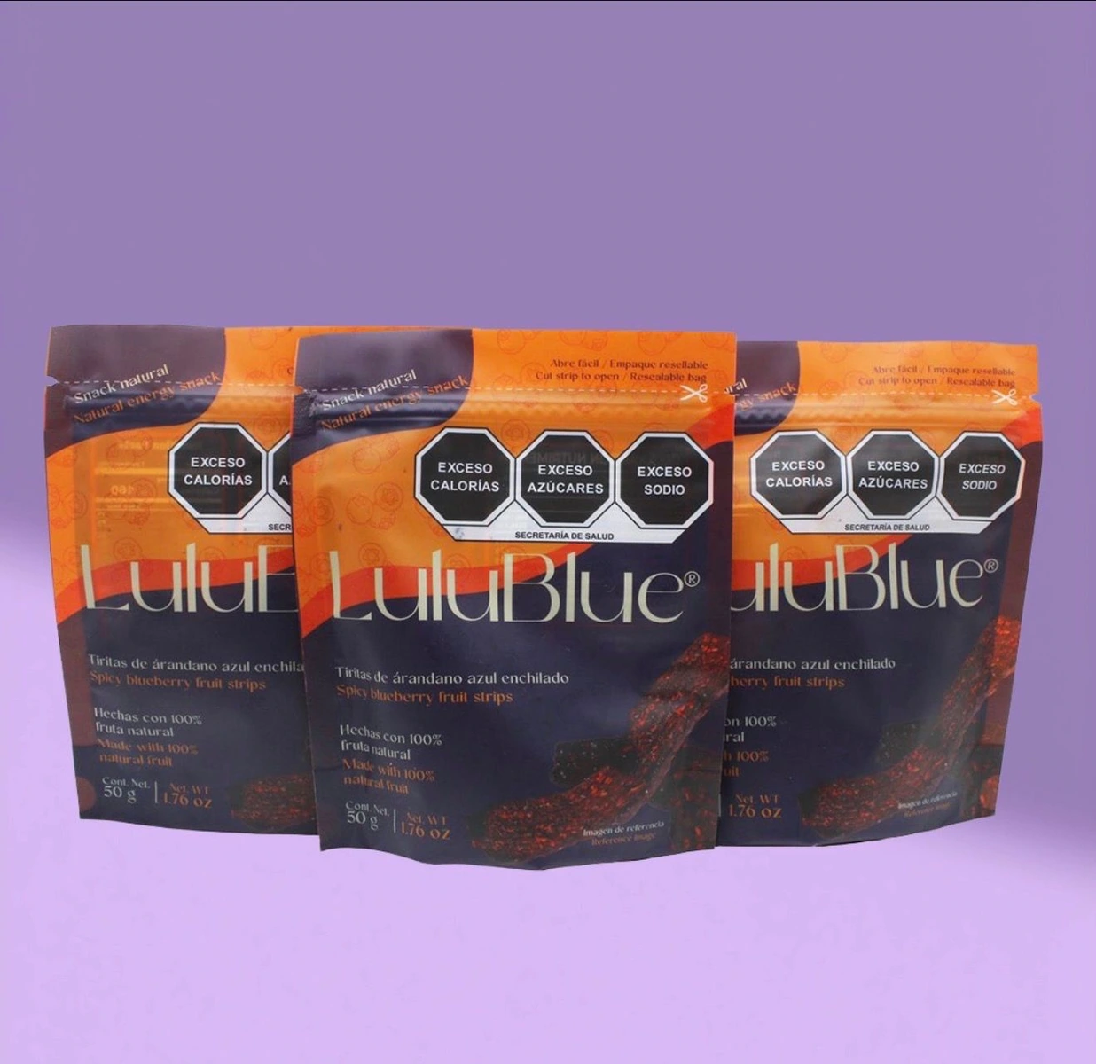 Tiritas de blueberry enchiladas 🫐🔥 (kit 3)