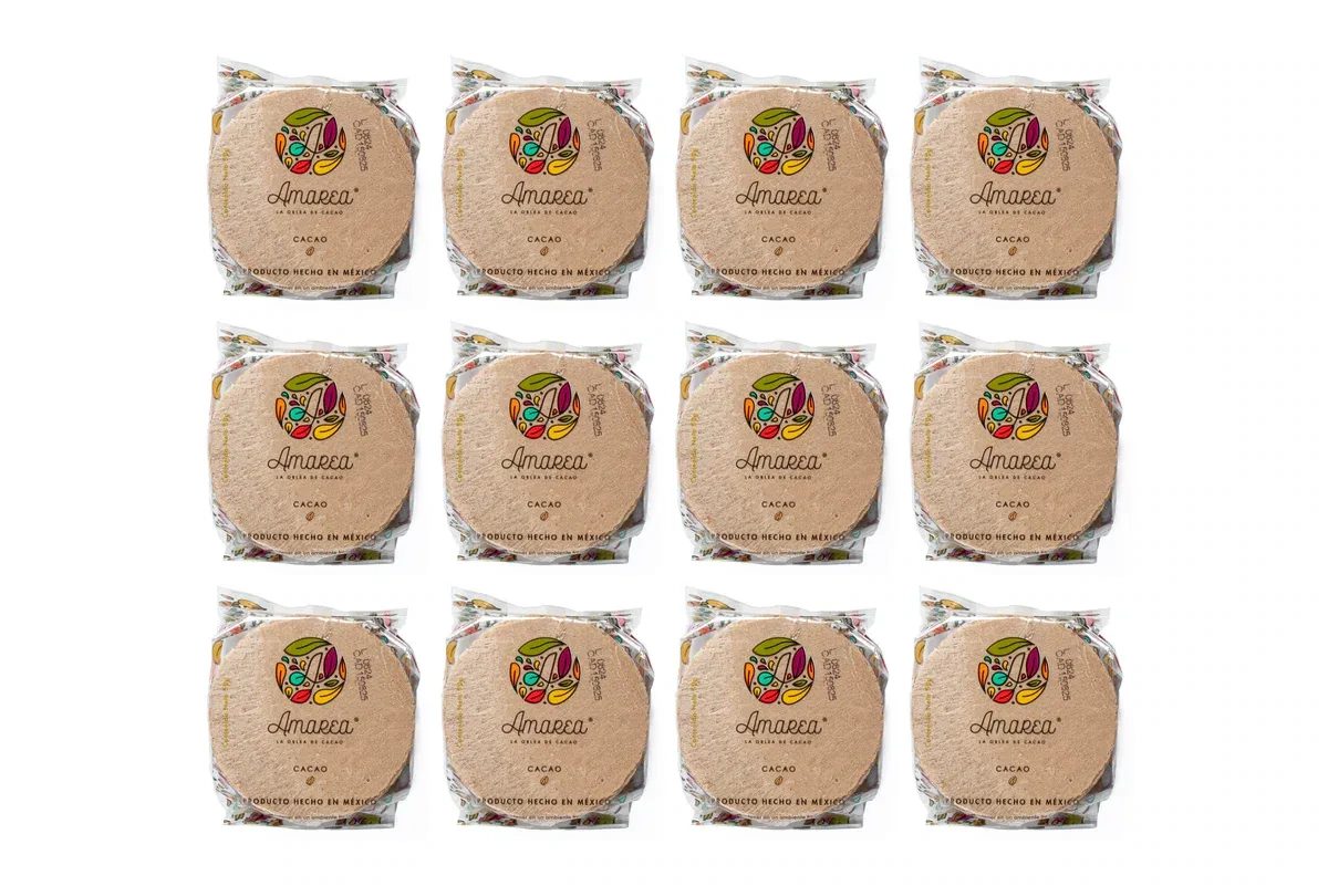 AMAREA® Obleas de Amaranto sabor Cacao 50g - 12pzs