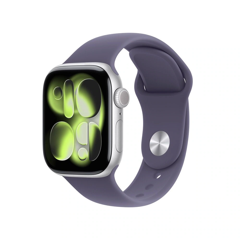 Apple Watch MEU64AM/A S11 GPS 42mm Alum Plata Dep Morado Niebla S/M