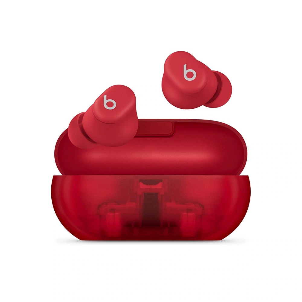 Audífonos Beats Solo Buds Inalámbricos Rojo Cristalino