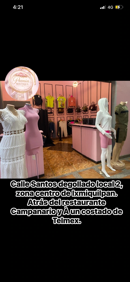 Boutique de ropa, maquillaje y màs