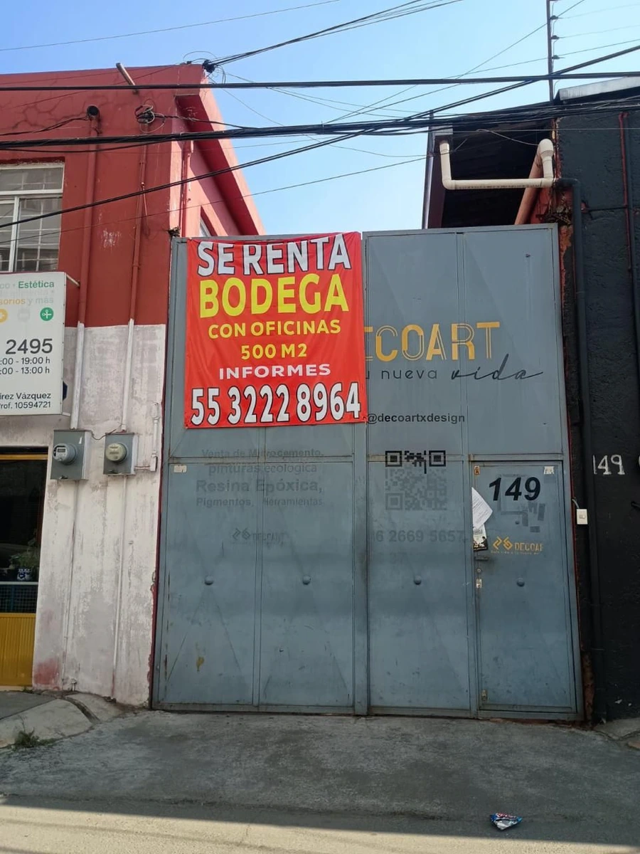 Excelente bodega en coyoacan