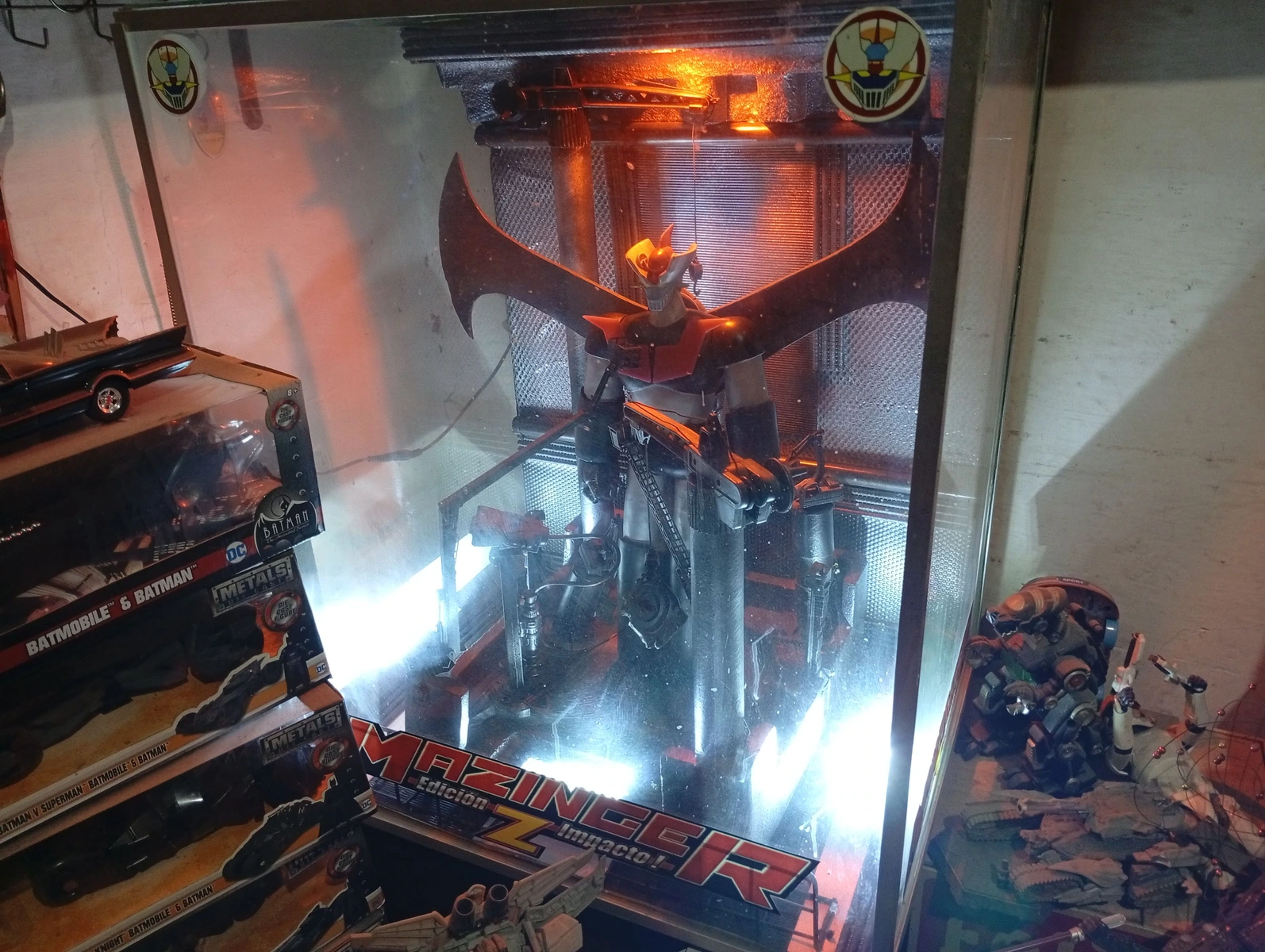 Mazinger z en vitrina