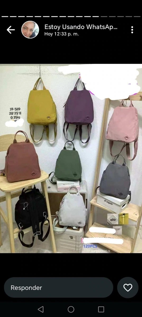 Bolsa casual diferentes modelos