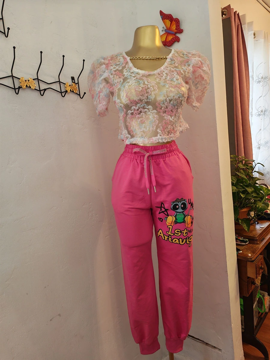 Crop top de encaje
