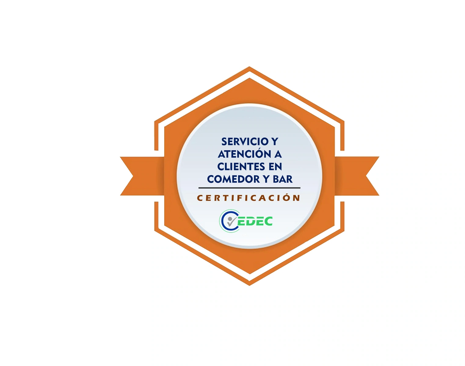 Certificación de servicio en Bar y Comedor