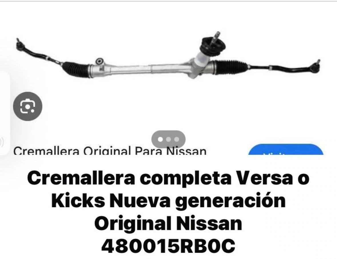 Dirección hidráulica Kicks y Versa N17  original nueva Nissan