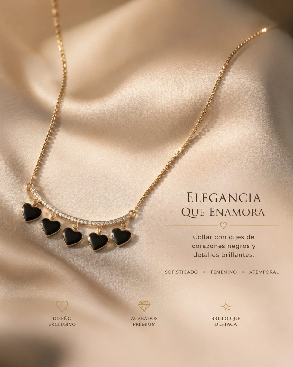 Joyeria KeyLu de oro laminado de 18k.