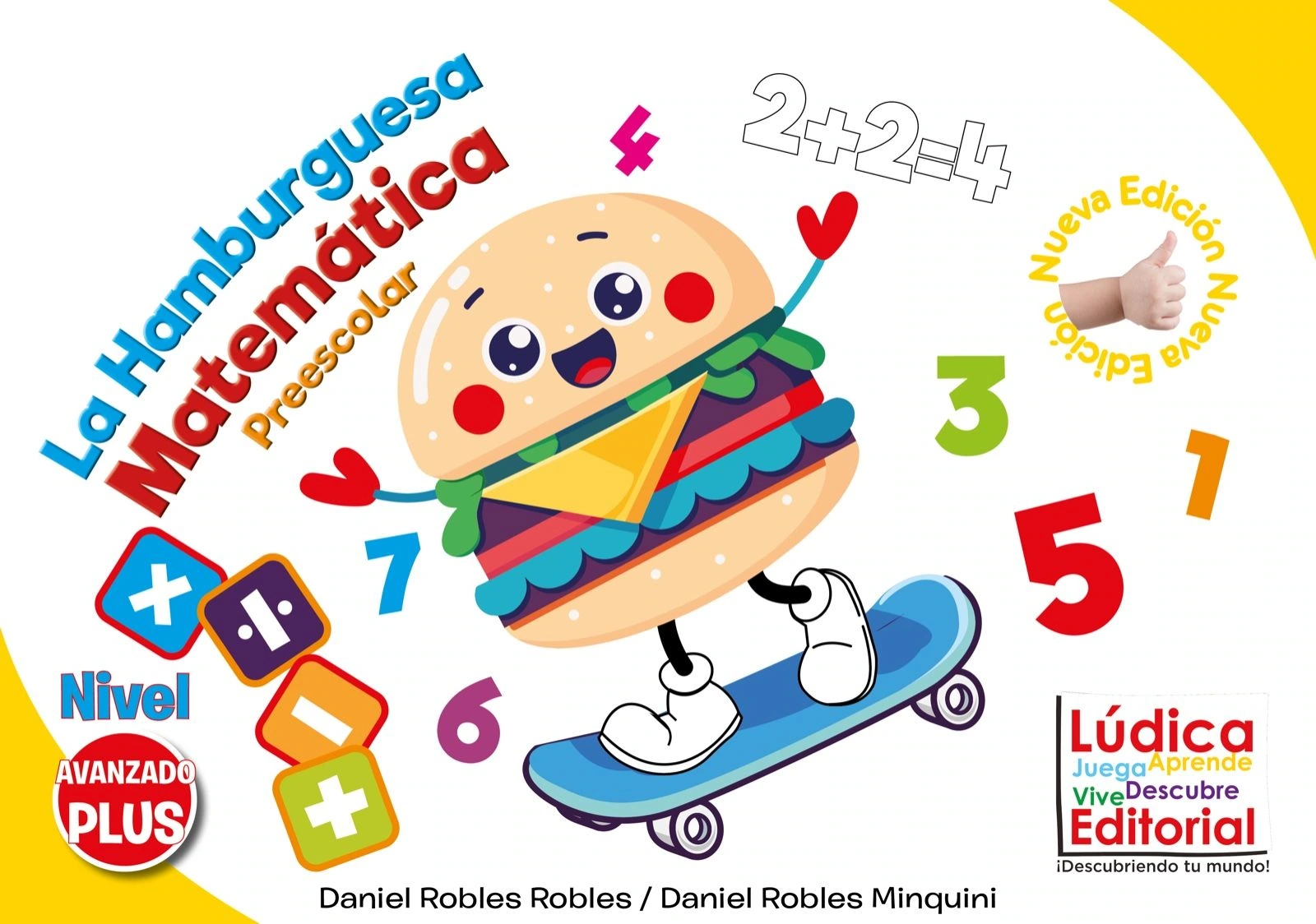 La Hamburguesa Matemática Preescolar Nivel Avanzado Plus