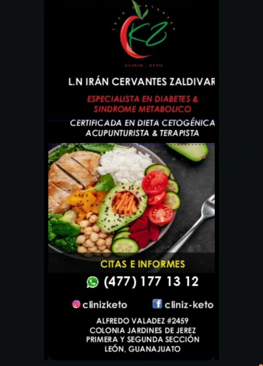 NUTRIOLOGA Y ESPECIALISTA EN SÍNDROME METABÓLICO