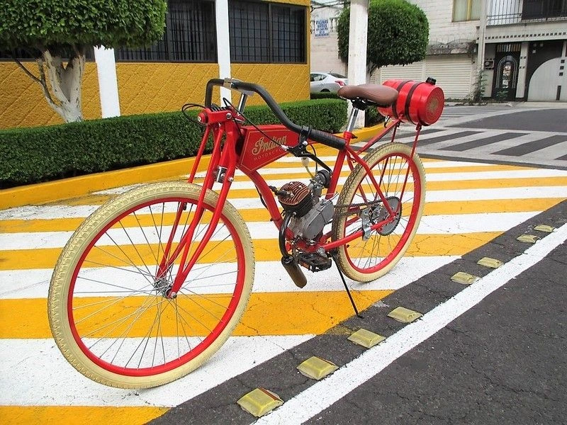 BICIMOTO INDIAN 1901 (REPLICA) NUEVA 80CC RODADA 26
