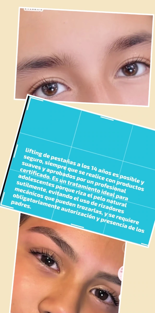 LIFTING de pestañas, rizado de pestañas, planchado de cejas
