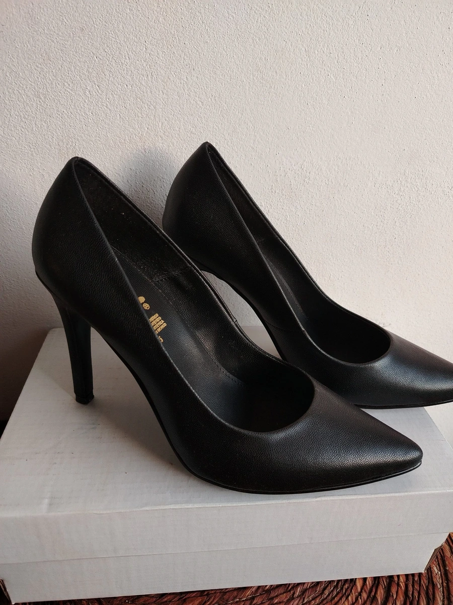 Zapatilla tacón cor negro Marca We! No. 5