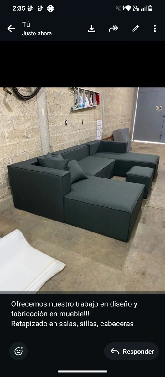 Tapicería en general y muebles sobre diseño