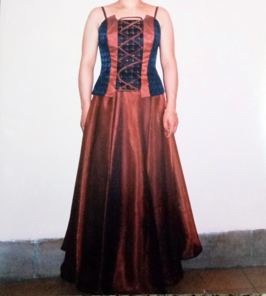 VESTIDO DE FIESTA LARGO 2 PIEZAS