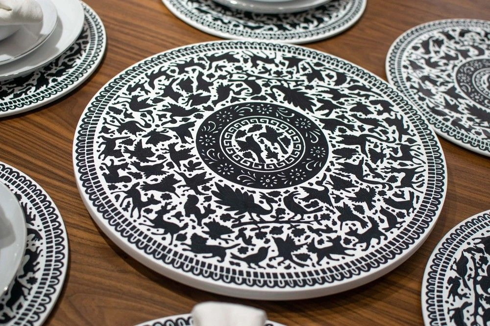 Lazy Susan Olinalá (Charola Giratoria) - Tradicional