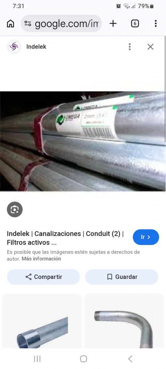 Tubo pared gruesa 1"