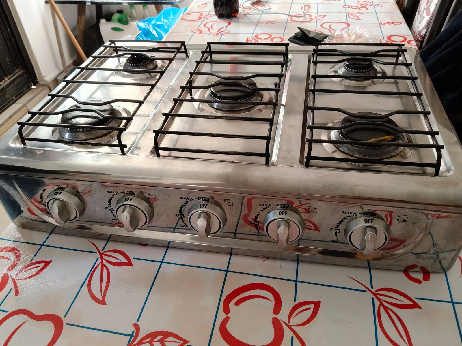 Teléfono Motorola  parrilla de 5 quemadores