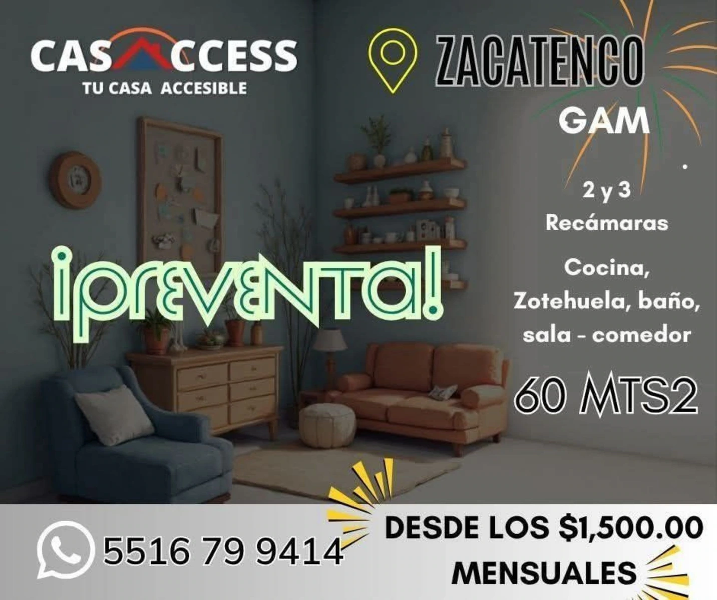 Departamentos San Pedro Zacatenco