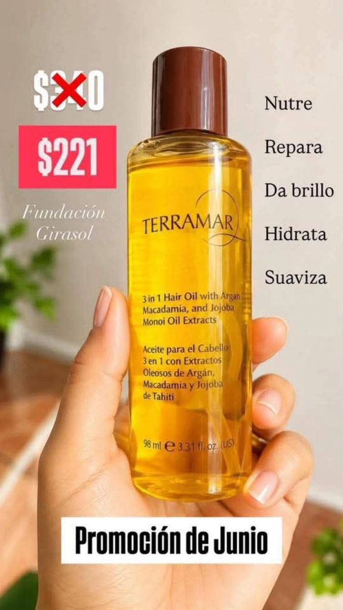 Óleo capilar de argan 💛