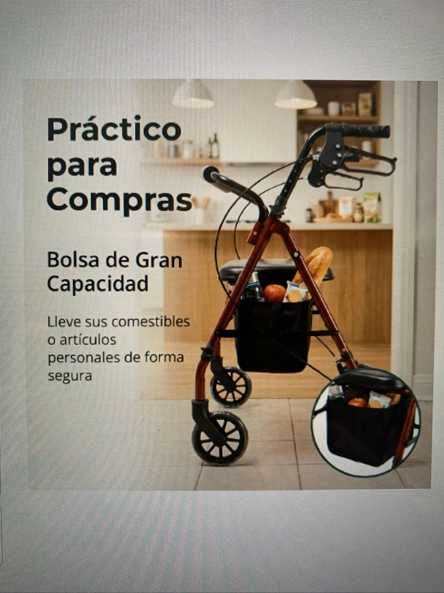 Andadera Ortopédica Drive Asiento Tipo Silla Ruedas