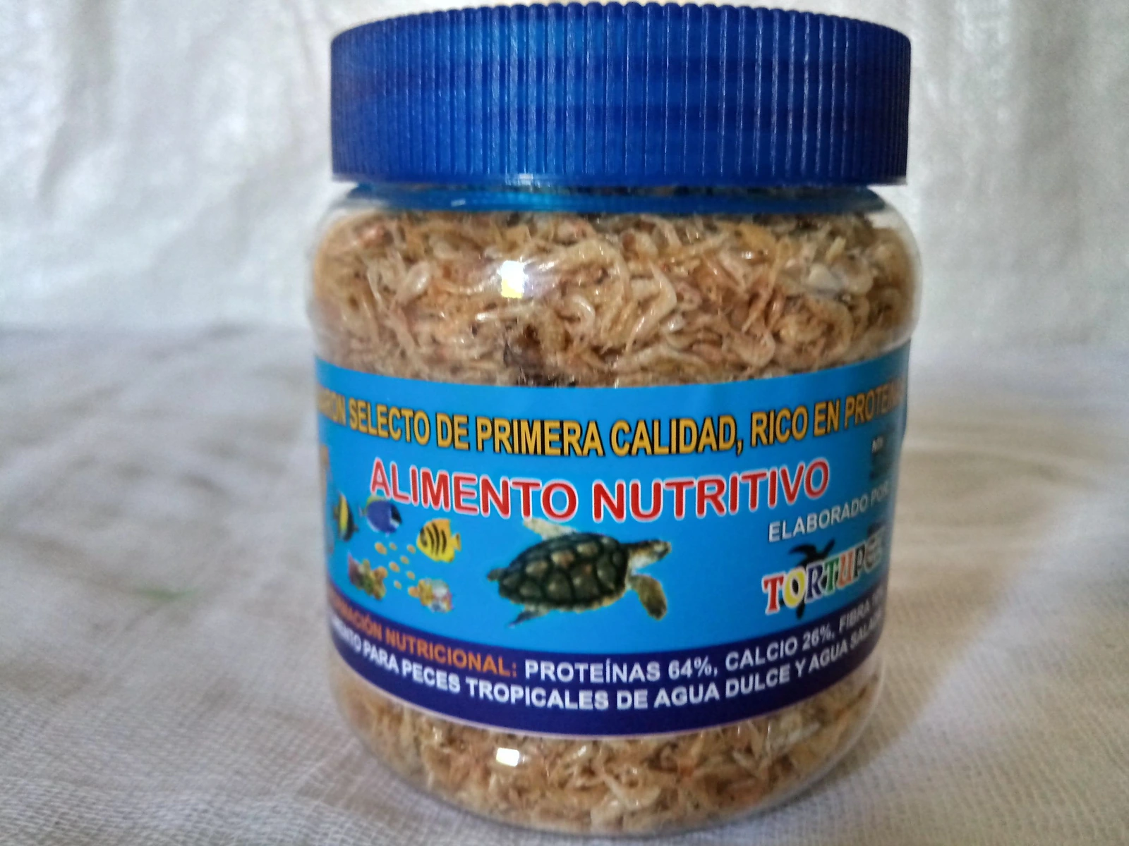 Alimento Nutritivo Camarón Para Tortugas Y Peces 65 Grs