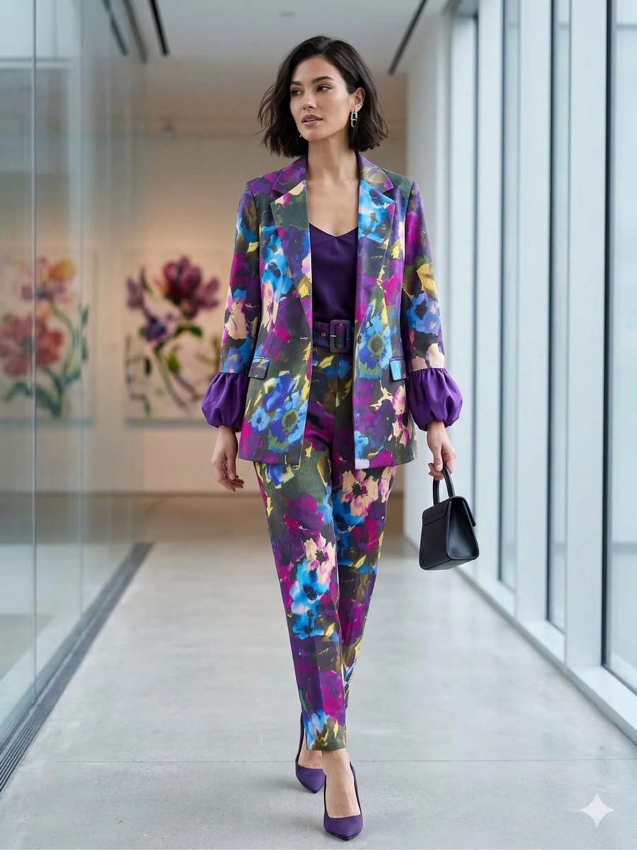 Traje de 2 piezas saco y pantalón marca OVI Talla M
