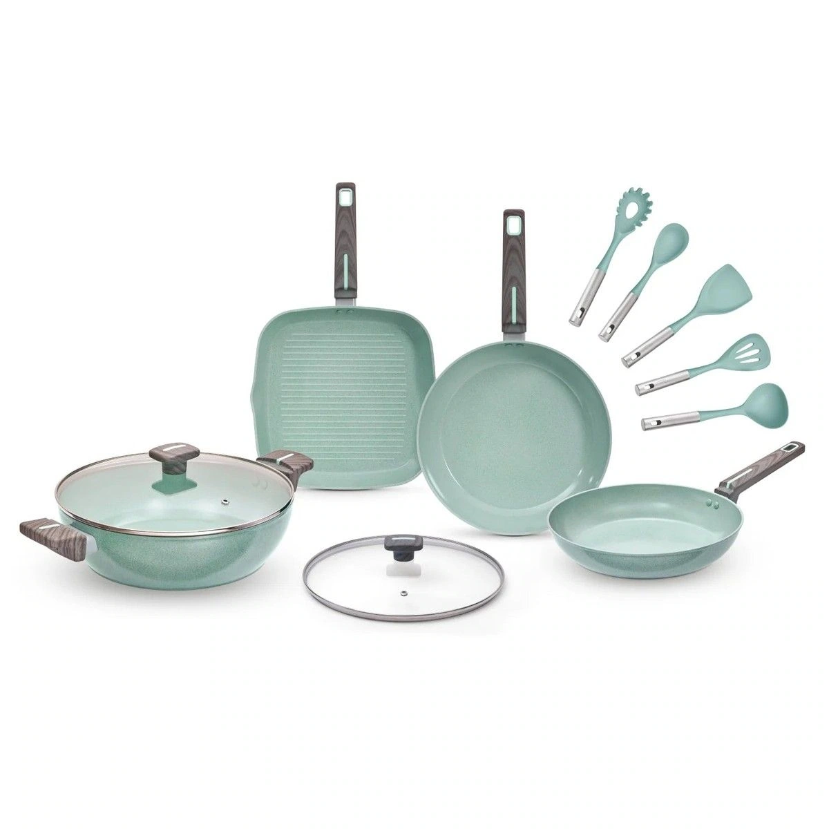 Batería de cocina Jade Cook Essentials 11 piezas