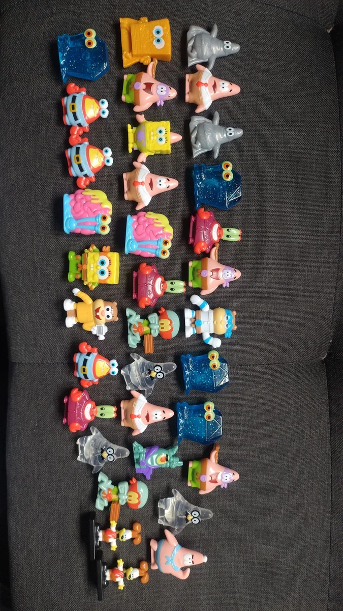 Lote 34 piezas Little bites sorpresa Bob esponja