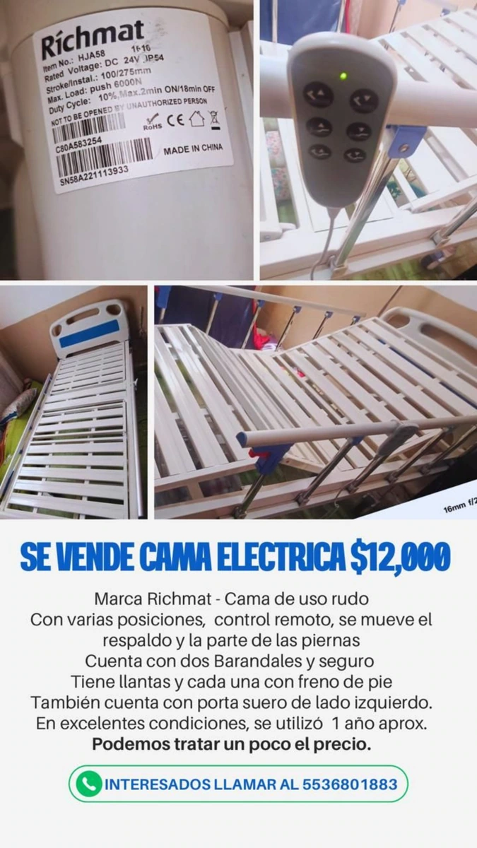 Cama hospitalaria