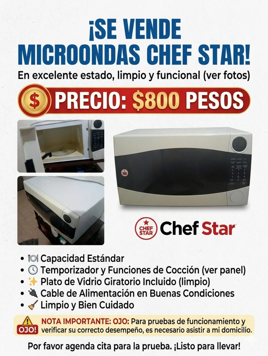 Horno de microondas