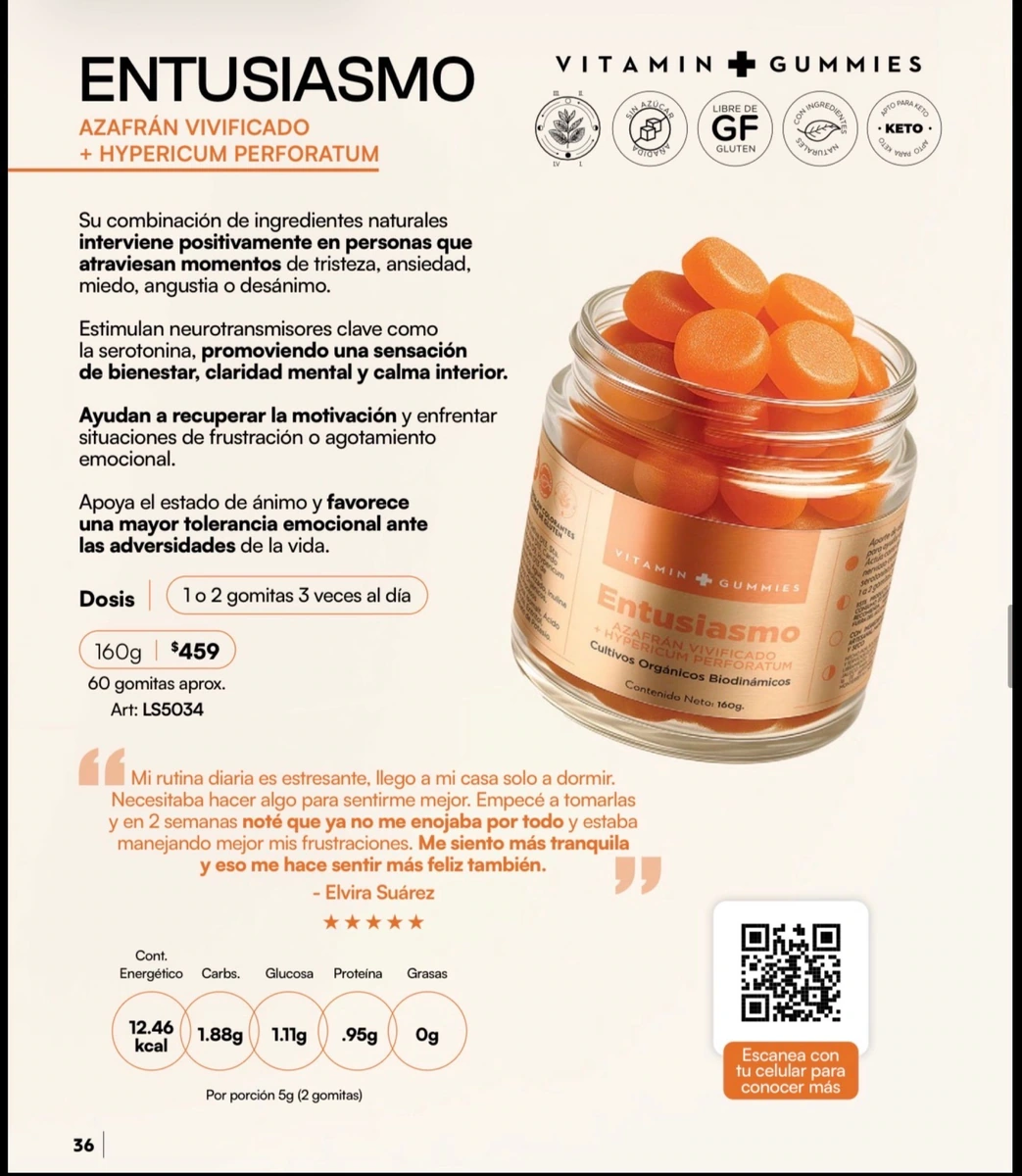 Vitamin Gummies Entusiasmo - Gomitas