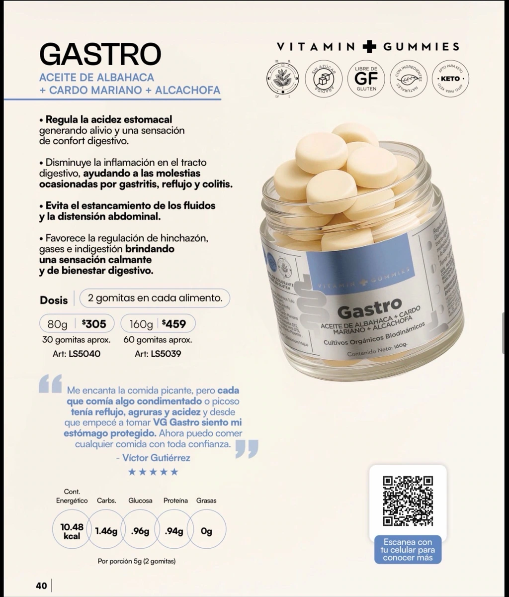 Vitamin Gummies Gastro - Gomitas