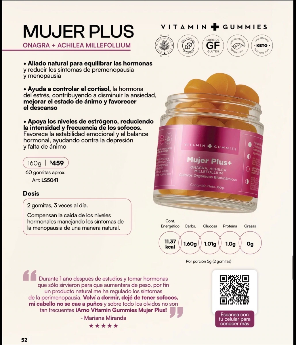 Vitamin Gummies Mujer Plural - Gomitas