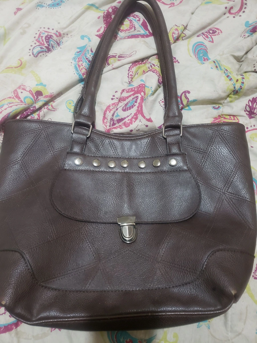 Bolsa azul y cafe