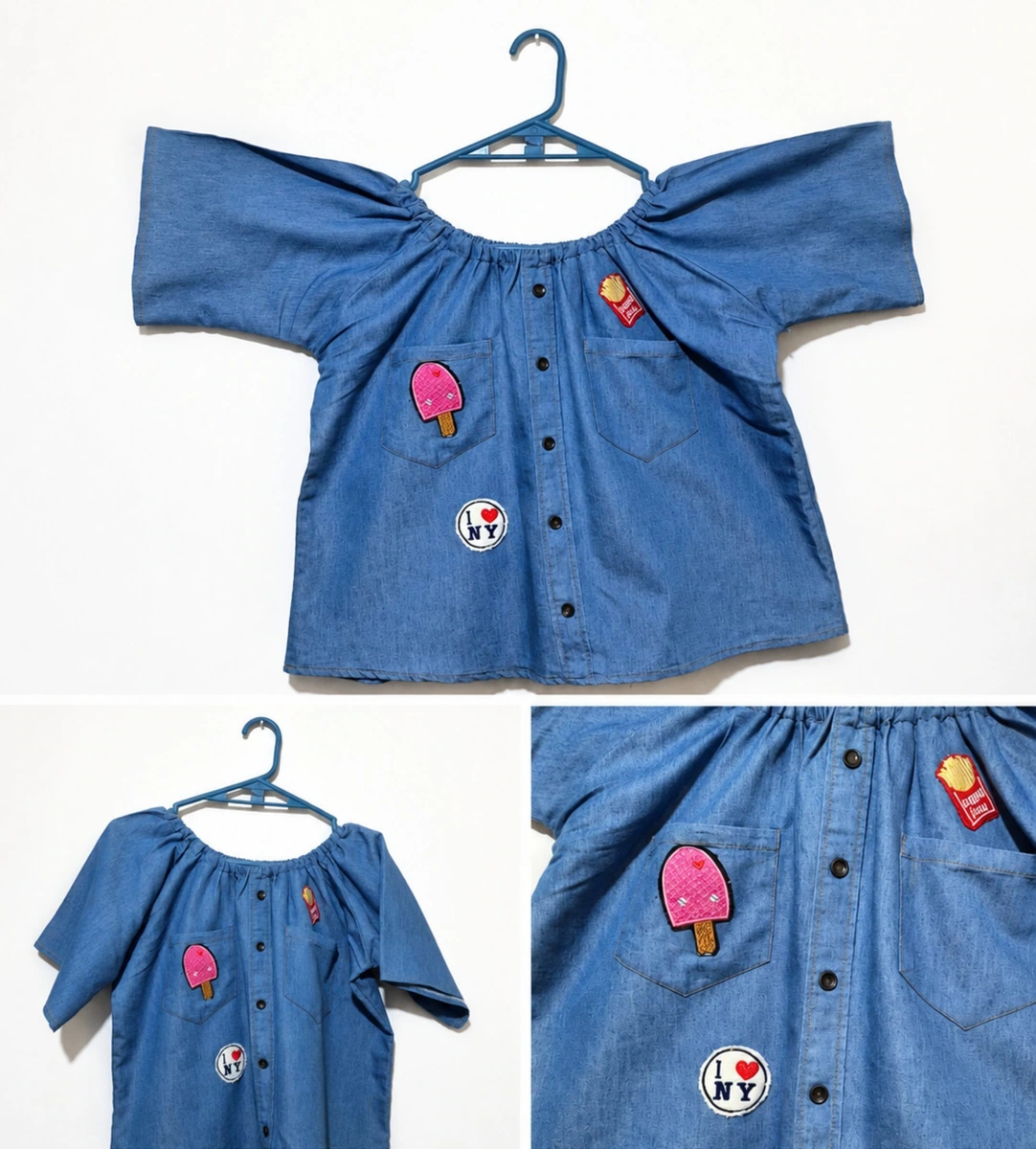 🌸 Blusa de Mezclilla UP&DOWN