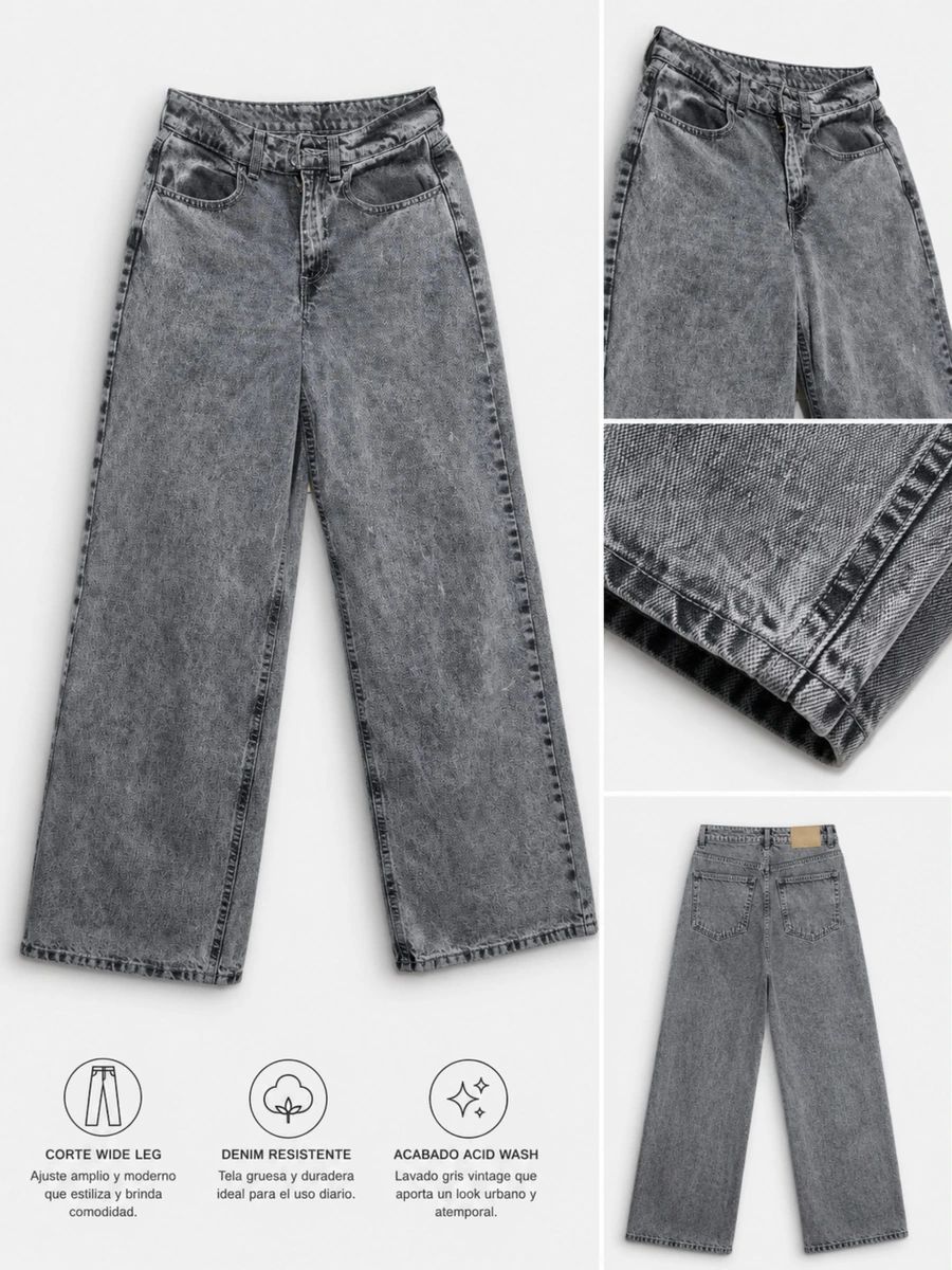 Jeans gris marca C&A
