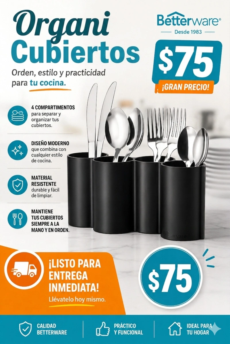 Compartimiento de cubiertos - Betterware