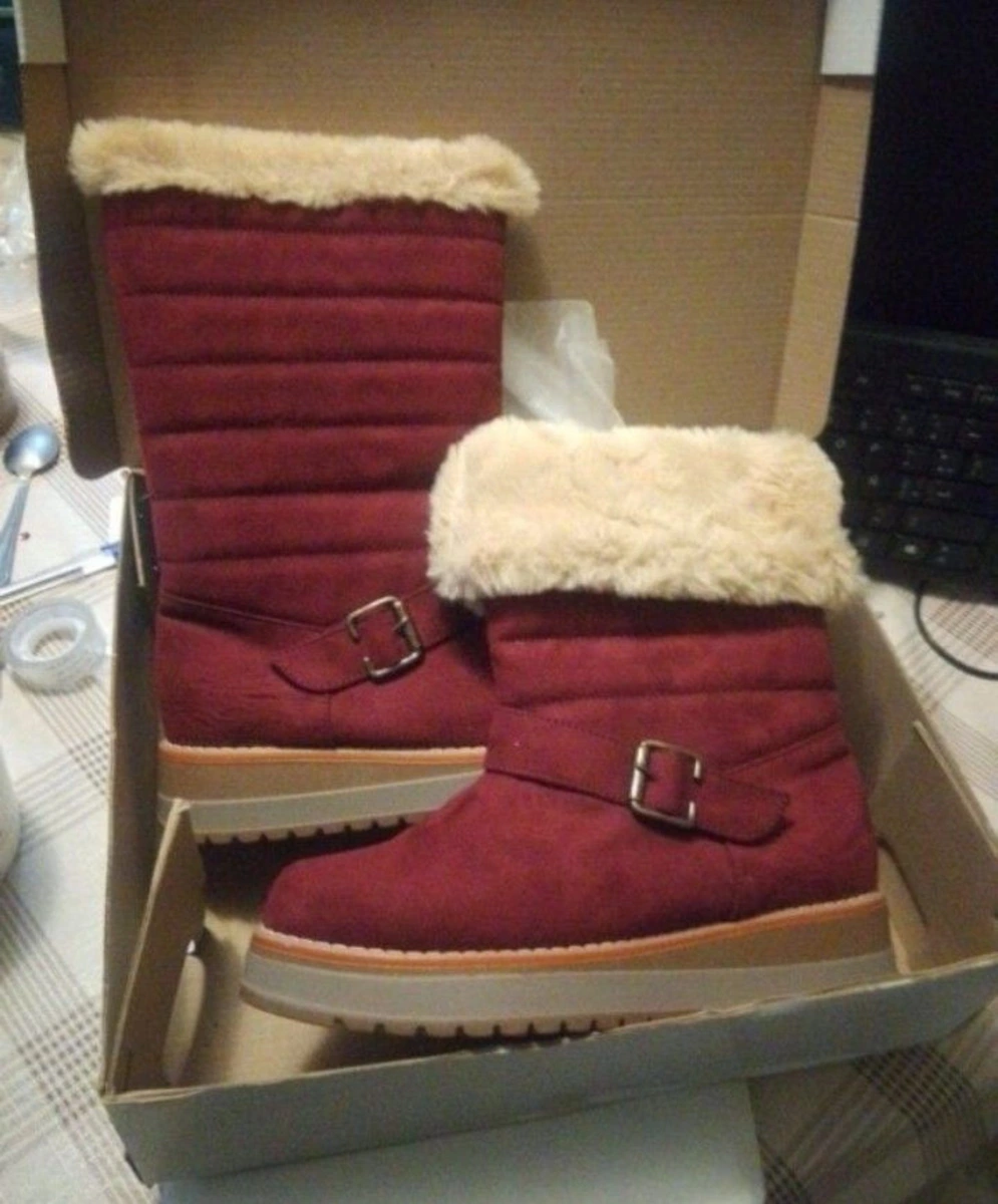 Botines de gamuza forrados para dama