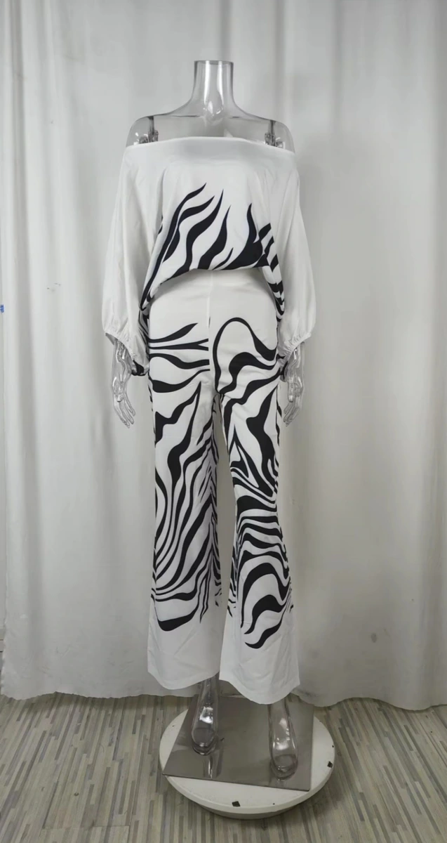 Traje casual de zebra