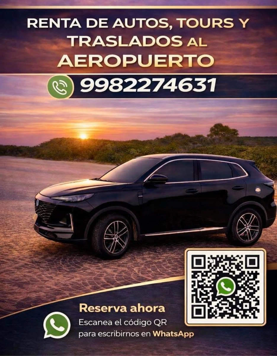 Traslados al aeropuerto Cancún, Playa del Carmen , Tulum