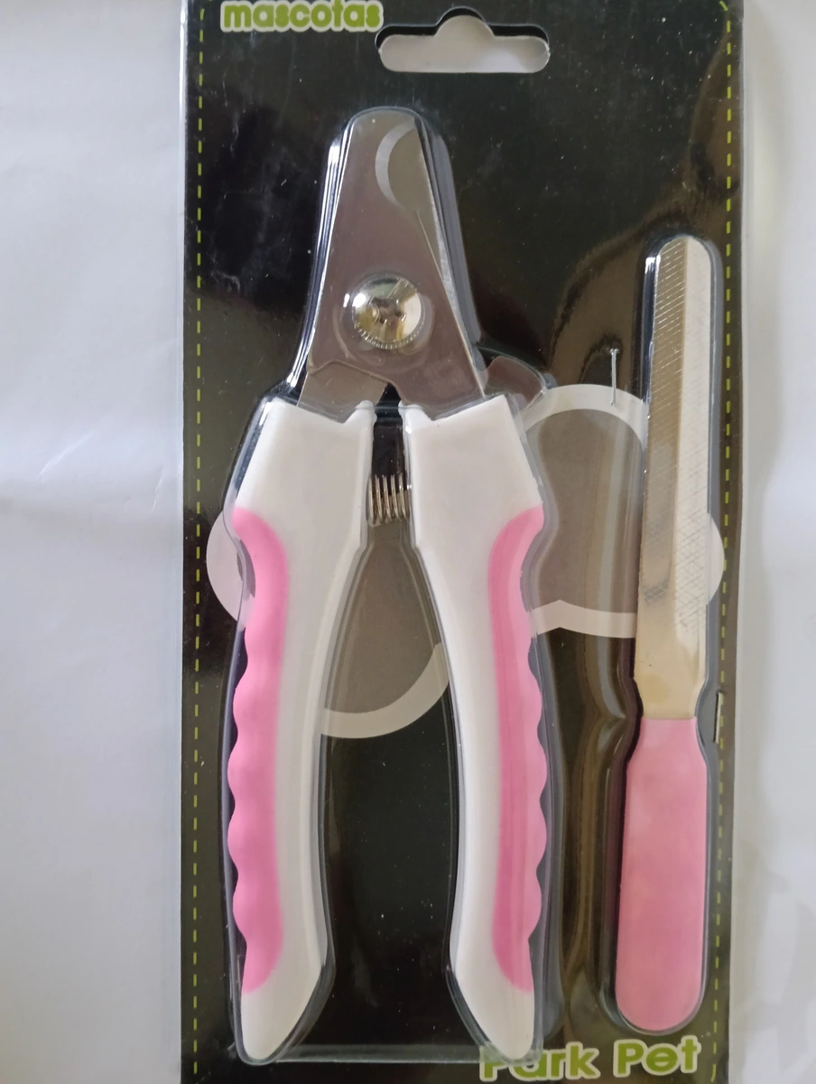 Corta Uñas Para Mascotas Medianas Y Grandes (Rosa)