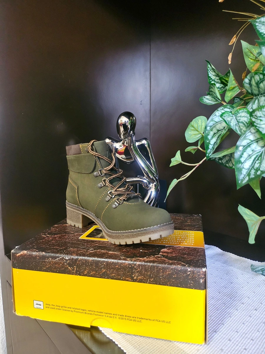 BOTAS COLOR VERDE PARA DAMA