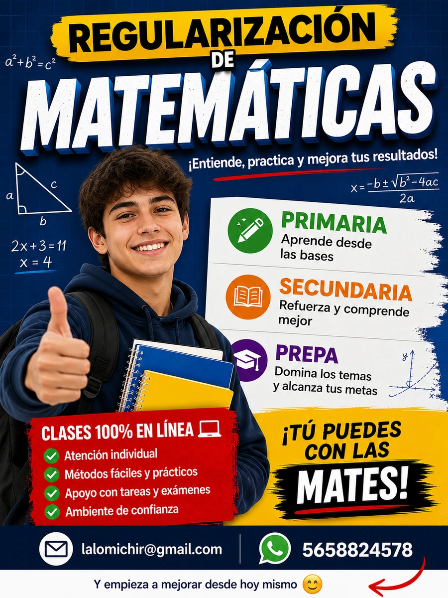 Asesorías personalizadas de Matemáticas