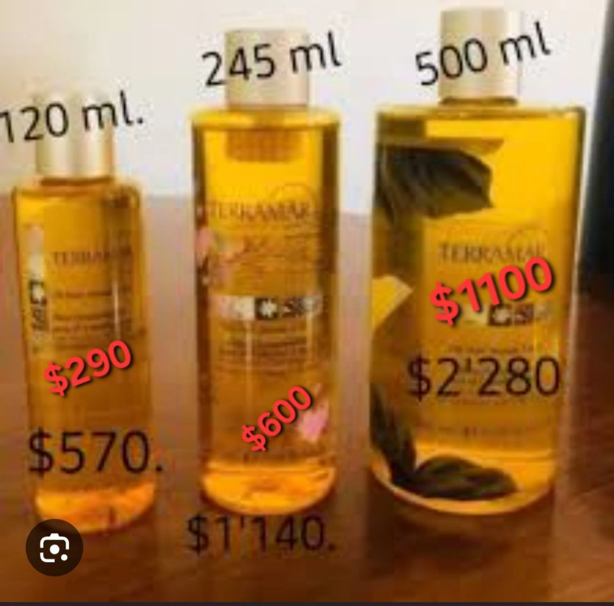 Aceite para cabello