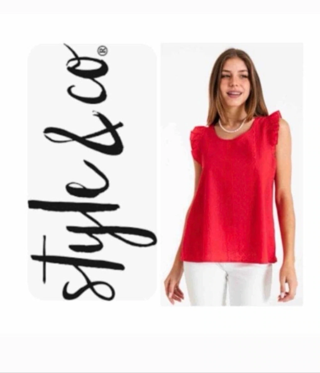 Blusa Roja STYLE & CO