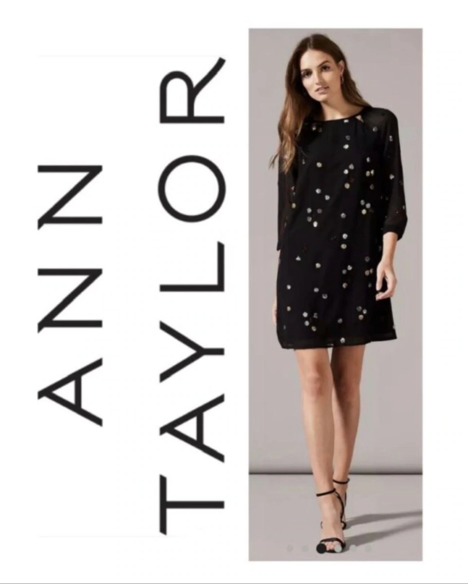 Vestido Azul Ma. ANN TAYLOR