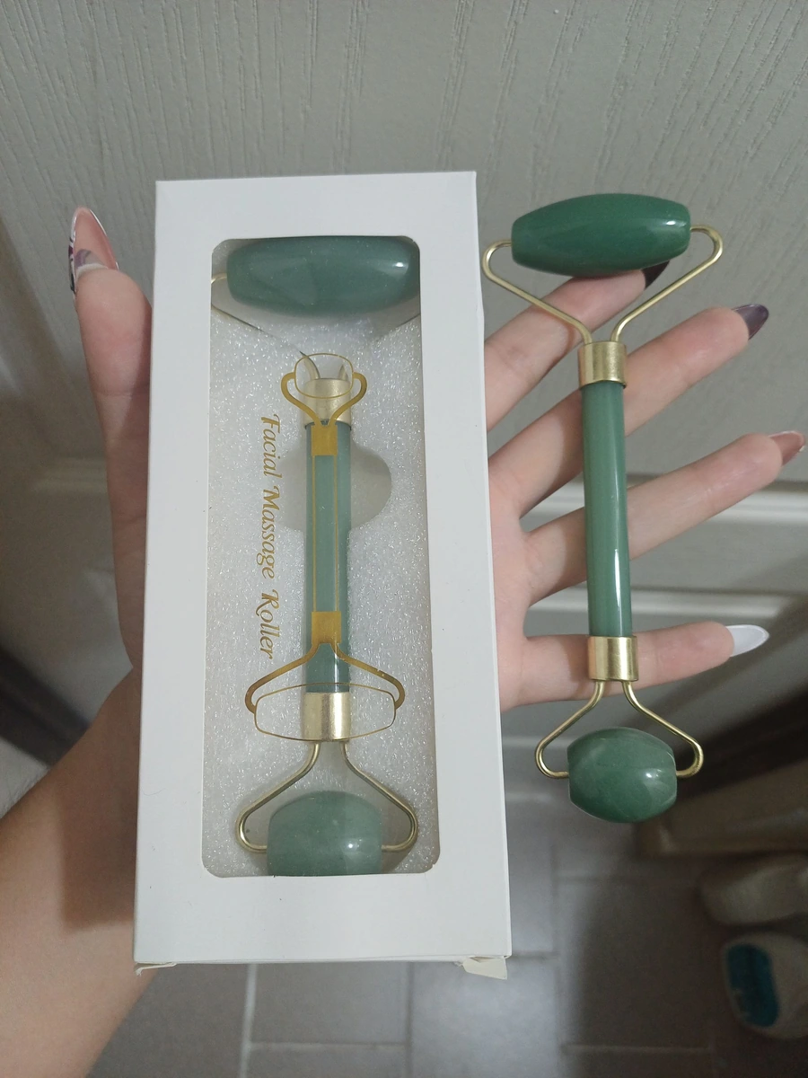 Rodillo De Cuarzo Jade Verde