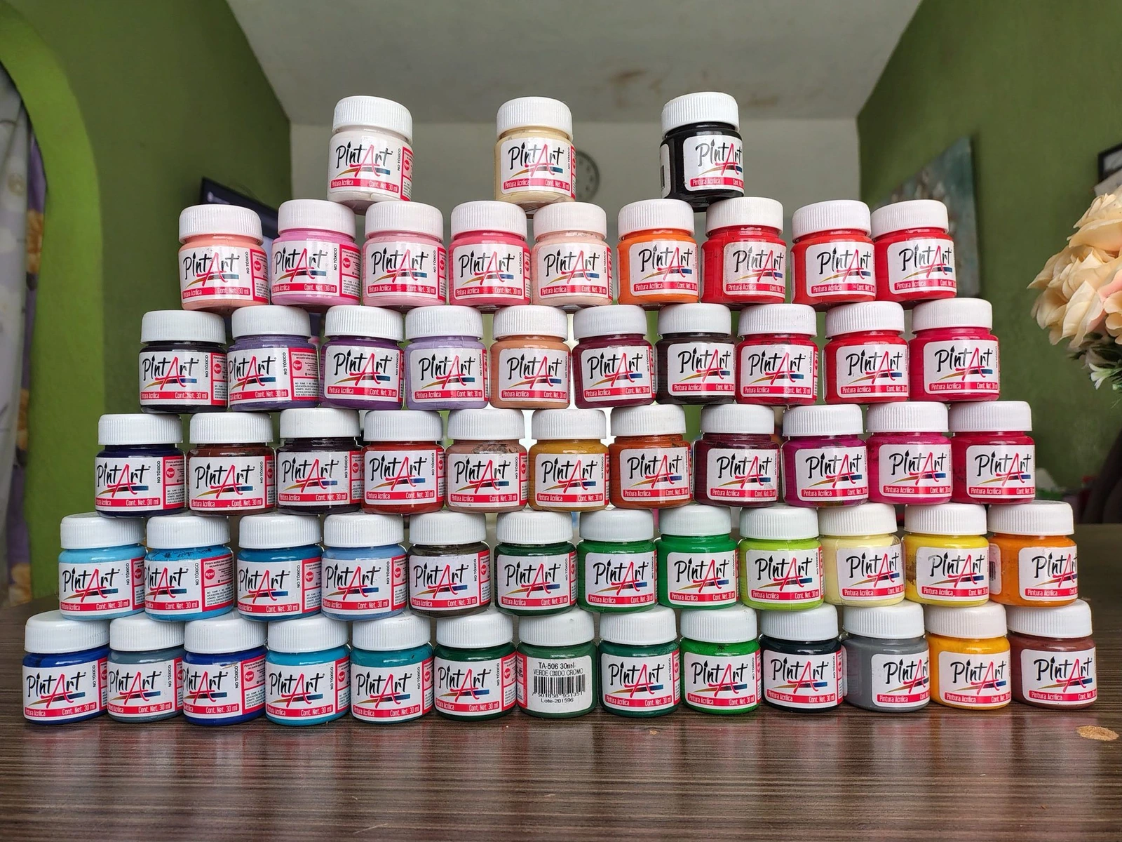 Gama de pintura acrílica Pint-art 58 piezas