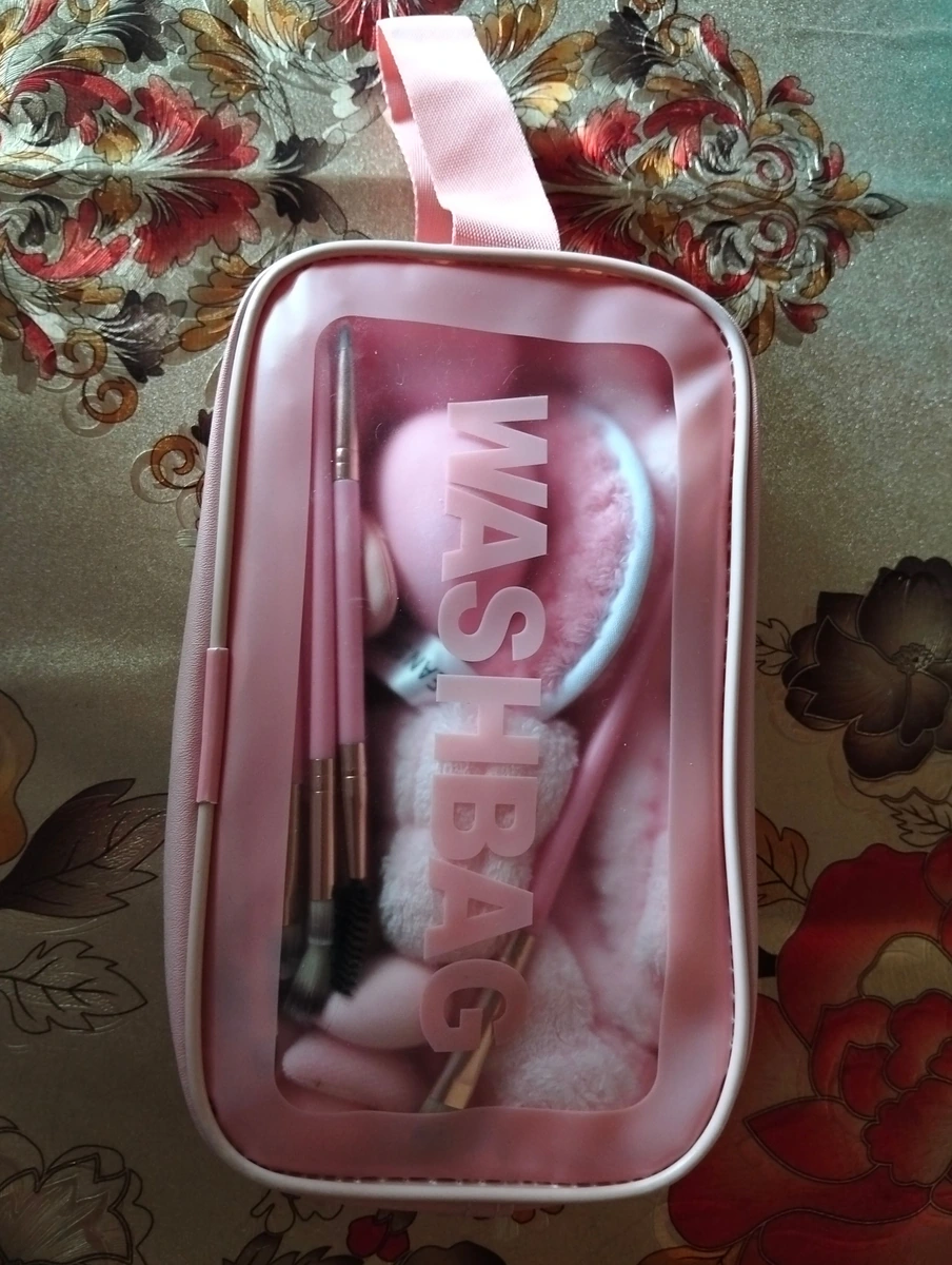 bolsa de brochas y esponjas